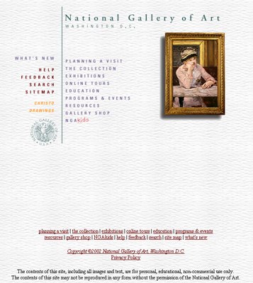 The National Gallery of Art of Washington &copy;