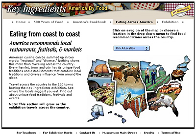 Eating from coast to coast