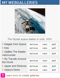 My Web Galleries