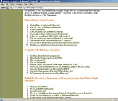 Categories of Questions