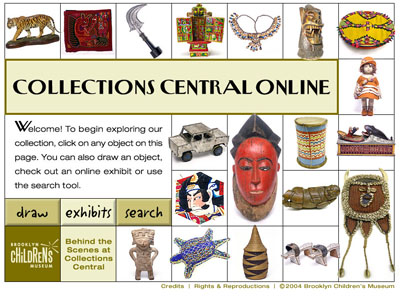 Screen Shot: CC On-line Home page