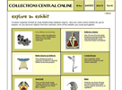Screen Shot: Collection Central Online Exhibits page