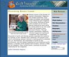 Screen Shot: The basic front page