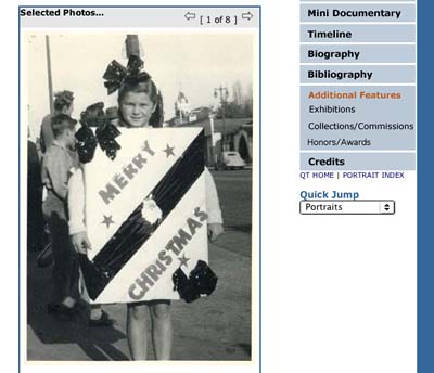 Screen Shot: Personal photographs