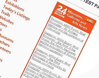 Screen Shot: the new tunable RSS feed