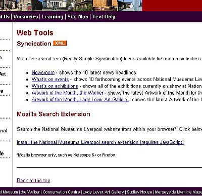 Screen Shot: the Liverpool feeds