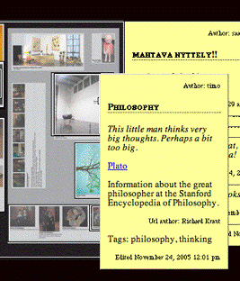 Fig 4: Screen shot of an annotation