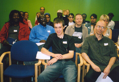 Fig 5: Workshop group in the breakout space