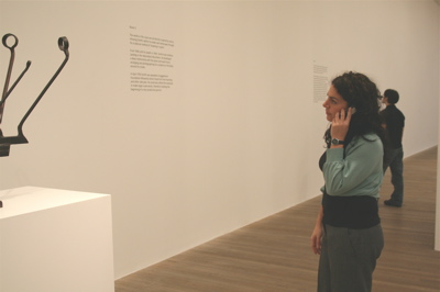Fig 1: Phone tour at Tate Modern&rsquo;s David Smith: Sculptures exhibition